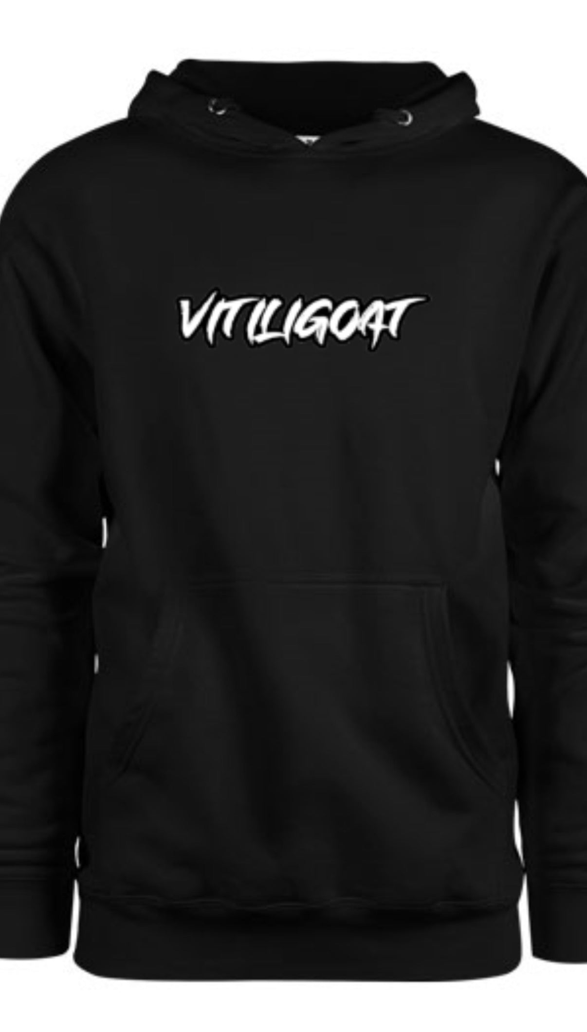 Vitiligoat Black Hoodie
